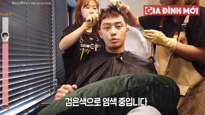   Hậu trường Tầng Lớp Itaewon: Park Seo-Joon 'ngáo ngố' với kiểu tóc mới  