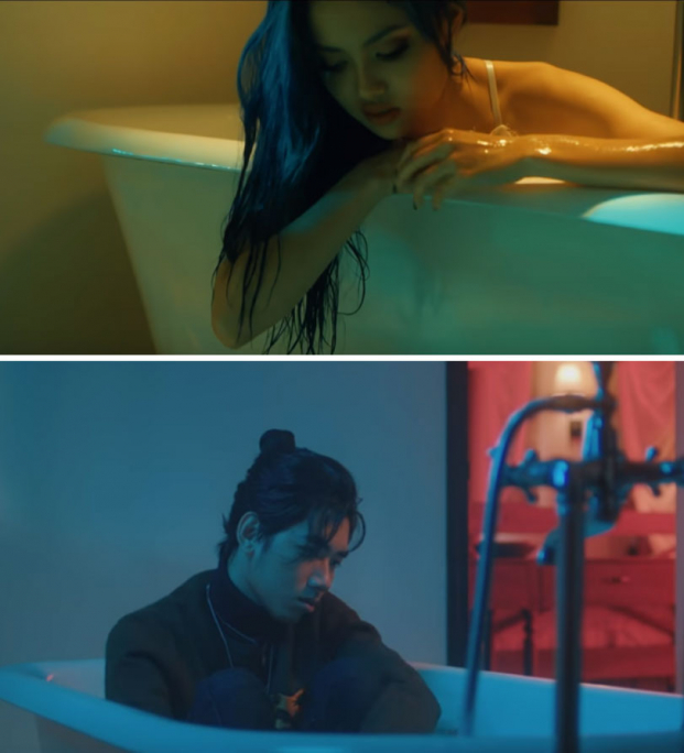   Một chi tiết khá giống với MV Tình nhân ơi của nữ ca sĩ Orange phát hành hồi tháng 12/2018  