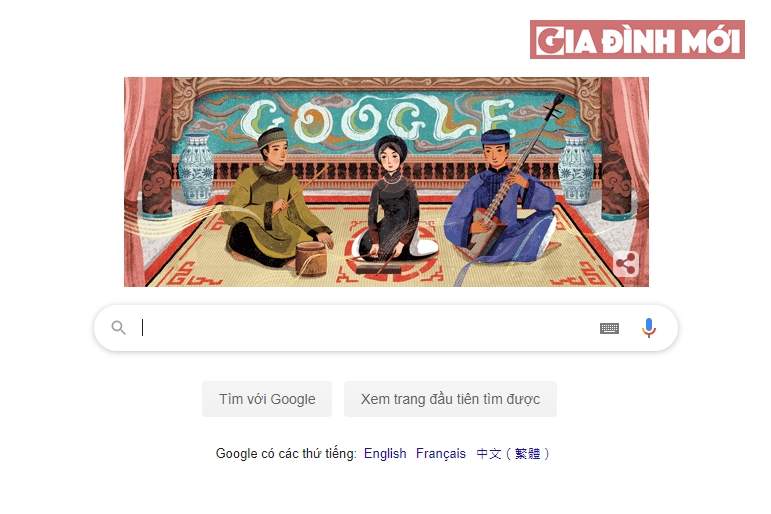   Google Doodle hôm nay 23/2: Ca trù Việt Nam  