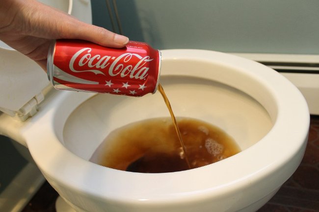   Coca-Cola có thể làm sạch bồn cầu hiệu quả  