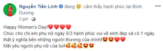 Cầu thủ Việt Nam ngày 8/3: Người khoe ảnh bên mẹ, người hạnh phúc với vợ con 4