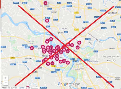   Bản đồ về dịch COVID-19 tại Hà Nội là thông tin không chính xác  