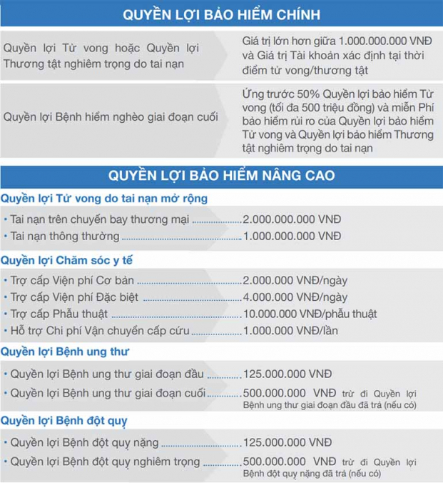 Các mức đóng bảo hiểm nhân thọ tại Bảo Việt Nhân Thọ Việt Nam 9