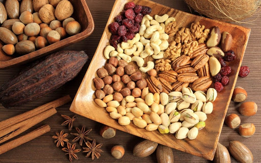   Các loại hạt là thực phẩm ăn nhẹ chứa dinh dinh dưỡng, giúp làm no và có thời hạn sử dụng dài. Ảnh minh họa  