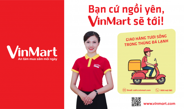   Người dân có thể mua hơn 300 mặt hàng tươi sống, mỗi đơn hàng sẽ được hưởng quyền lợi tích điểm 3% trên tổng giá trị đơn hàng; giao hàng trong 3 tiếng.  