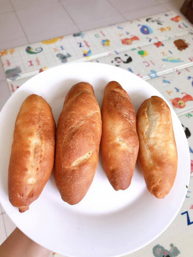 Cách làm bánh mì đơn giản nhất bằng nồi chiên không dầu 3