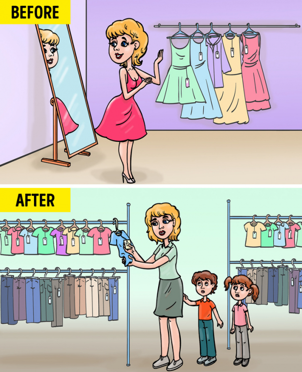   Thói quen mua sắm của các mẹ cũng thay đổi sau khi có con  