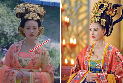 5 phim cổ trang Trung Quốc gây tranh cãi vì trang phục khoe vòng một nhức mắt 3