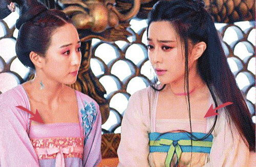 5 phim cổ trang Trung Quốc gây tranh cãi vì trang phục khoe vòng một nhức mắt 4