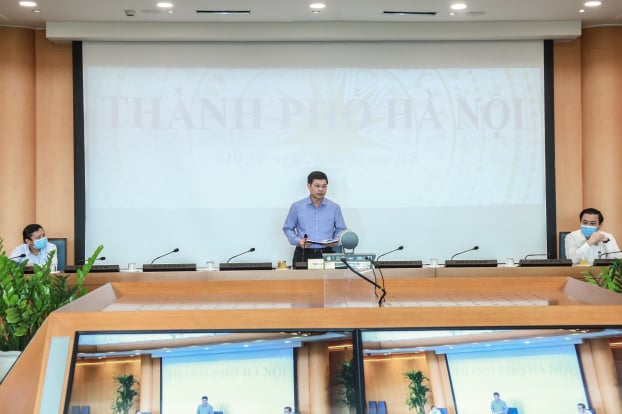   Phó chủ tịch UBND TP Hà Nội Ngô Văn Quý đề xuất giảm cách ly xã hội sau 22/4.  