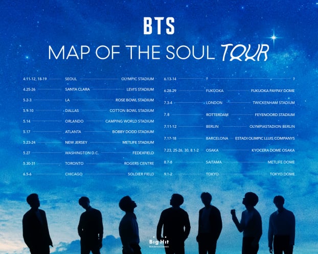 BTS hoãn vô thời hạn tour diễn 'MAP OF THE SOUL' do ảnh hưởng COVID-19 1