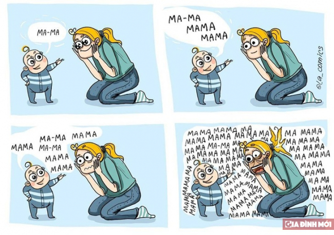 11 mẩu truyện tranh hài hước minh họa những vất vả của các bà mẹ 6
