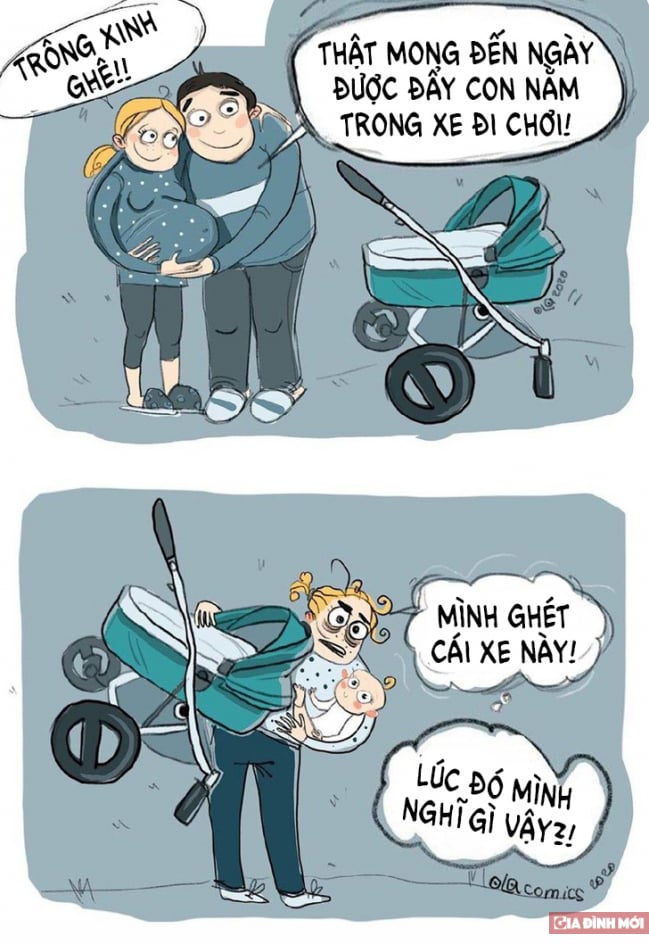 11 mẩu truyện tranh hài hước minh họa những vất vả của các bà mẹ 8