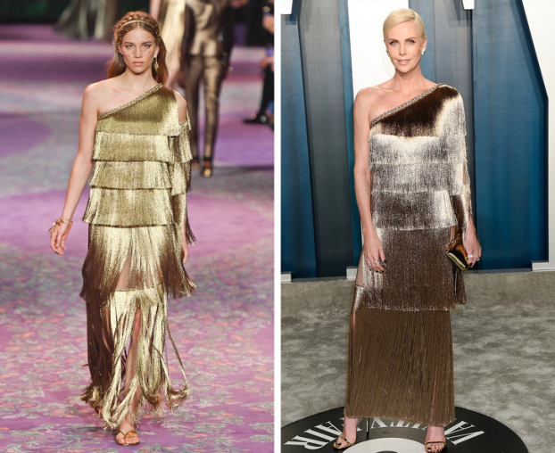 19 sao Hollywood 'mặc lại' đồ của siêu mẫu sàn runway, ai đẹp hơn? 2