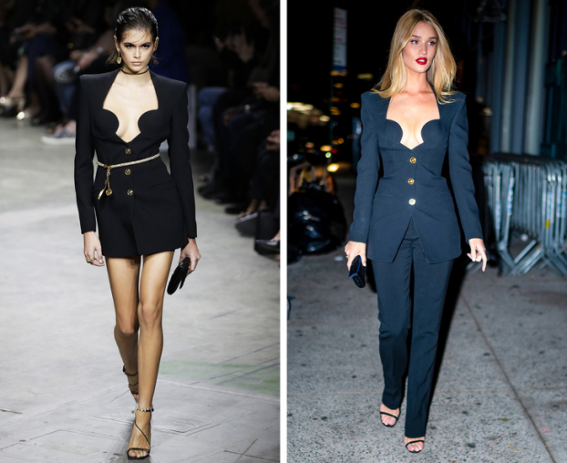 19 sao Hollywood 'mặc lại' đồ của siêu mẫu sàn runway, ai đẹp hơn? 7