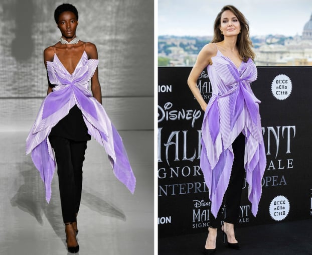 19 sao Hollywood 'mặc lại' đồ của siêu mẫu sàn runway, ai đẹp hơn? 18
