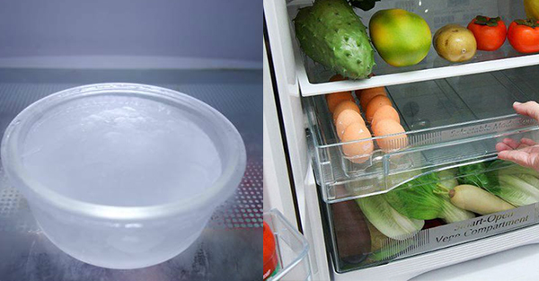Tiết kiệm cả triệu tiền điện nhờ đặt một cốc nước qua đêm trong tủ lạnh 0