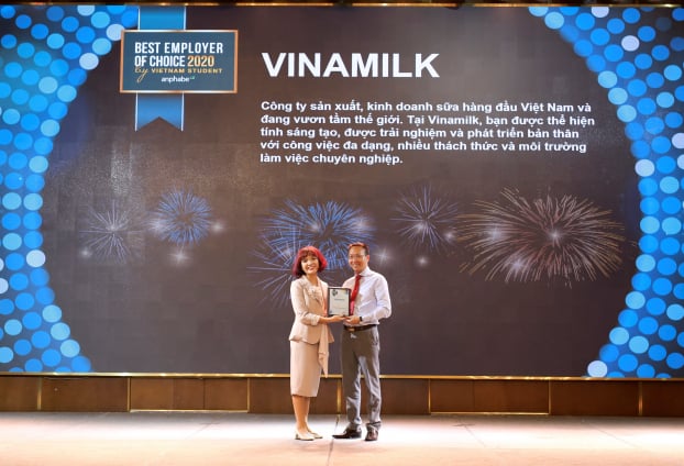 Vinamilk là thương hiệu nhà tuyển dụng hấp dẫn nhất Việt Nam do các bạn trẻ bình chọn 1
