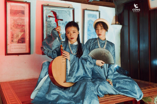 Ấn tượng bộ ảnh kỷ yếu phong cách cổ phục Việt Nam của học sinh chuyên Lê Hồng Phong 18
