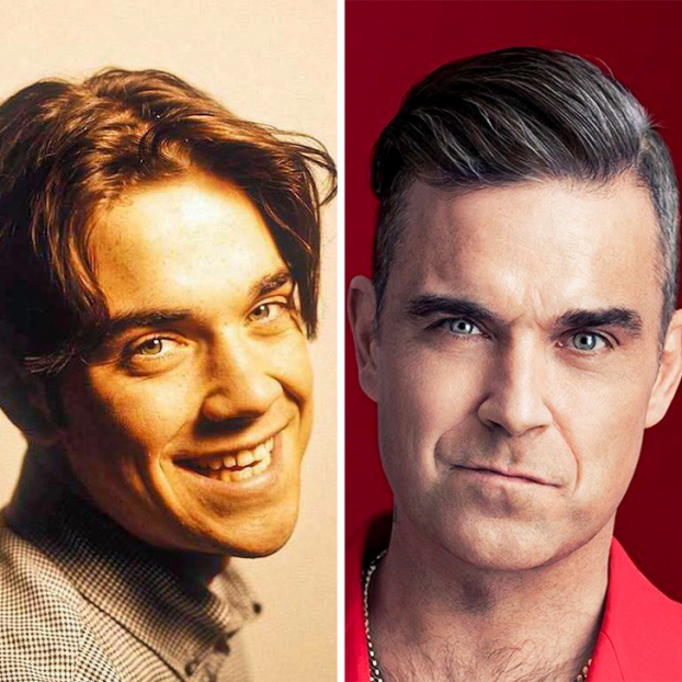   Ca sĩ Robbie Williams thời trẻ  