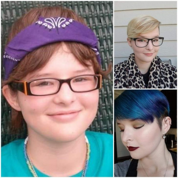   '15 tuổi đến 24 tuổi, tôi đã cố gắng tìm kiểu tóc phù hợp với mình và chiến đấu với trầm cảm. Tự chấp nhận bản thân và trưởng thành là điều tuyệt vời'  