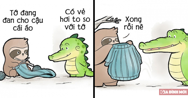 13 mẩu truyện tranh siêu dễ thương về chú cá sấu thân thiện khiến bạn yêu đời hơn 0