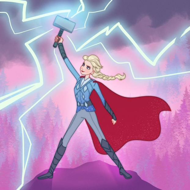 Điều gì sẽ xảy ra nếu các công chúa Disney hóa thành siêu anh hùng Marvel và DC 3