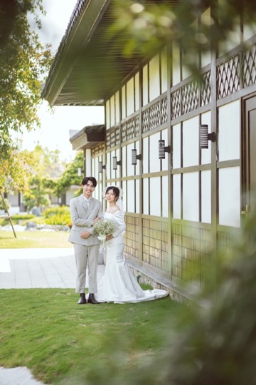 Ngất ngây bộ ảnh cưới đẹp như mơ tại vườn Nhật Bản Vinhomes Smart City 8