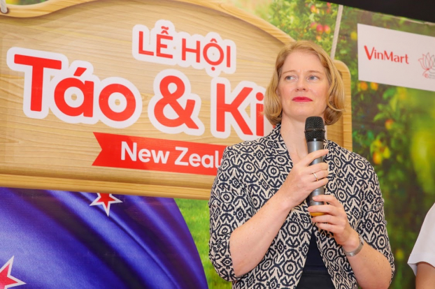 Đại sứ New Zealand quảng bá Lễ hội trái cây tại VinMart 0