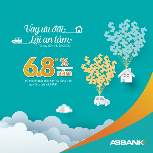 ABBANK tiếp tục giảm lãi suất gói vay cá nhân xuống còn từ 6,8%/năm 0