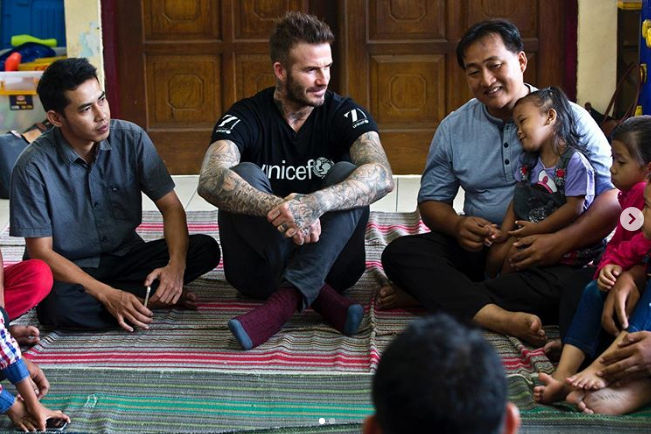   David Beckham là một đại sứ rất thân thiện, mong có cơ hội được giúp đỡ nhiều trẻ em không may mắn  
