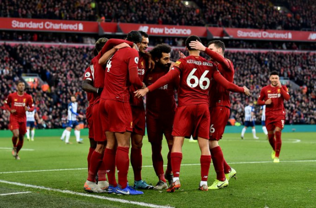 Liverpool lần đầu vô địch Ngoại hạng Anh trong lịch sử câu lạc bộ 1