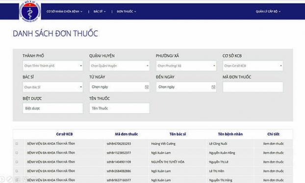   Từ năm 2021 sẽ triển khai kê đơn thuốc điện tử trên toàn quốc. Ảnh minh họa  