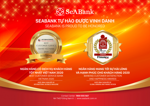 Dịch vụ khách hàng của SeABank được nhiều tổ chức quốc tế vinh danh 0