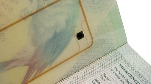   Chip điện tử trên hộ chiếu- ảnh minh hoạ  