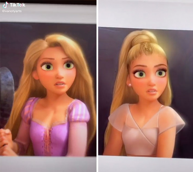 Họa sĩ nâng cấp ngoại hình các nàng công chúa Disney phiên bản hiện đại gây sốt TikTok 10