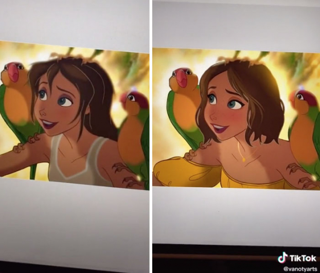 Họa sĩ nâng cấp ngoại hình các nàng công chúa Disney phiên bản hiện đại gây sốt TikTok 12