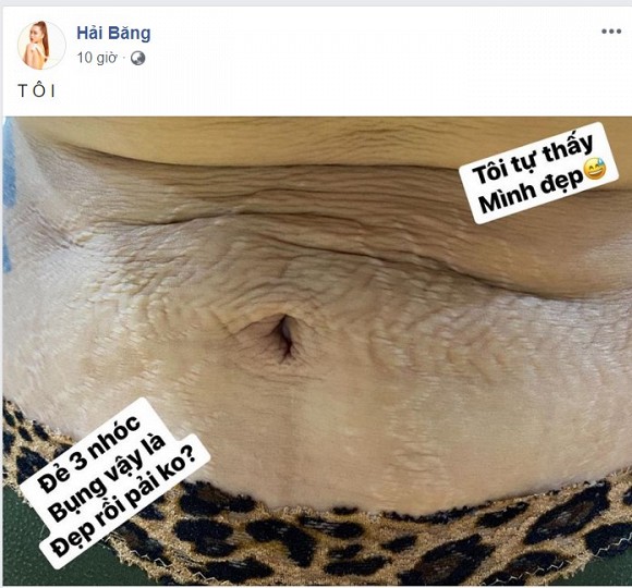 Hải Băng khoe dáng đẹp sau sinh, biến bụng rạn nhàu nhĩ thành eo thon, nuột nà khó tin 3