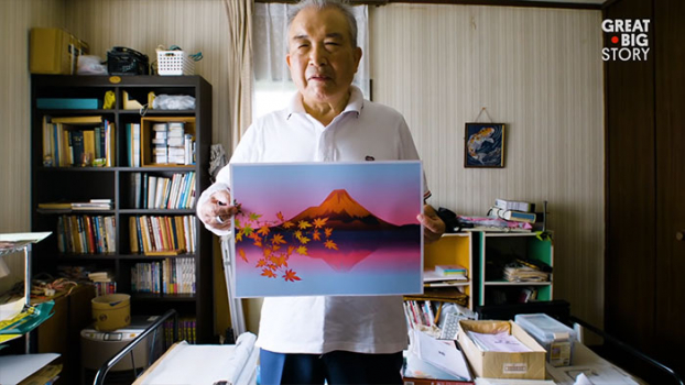Cụ ông người Nhật vẽ tranh bằng Microsoft Excel, thành quả cực ấn tượng 7