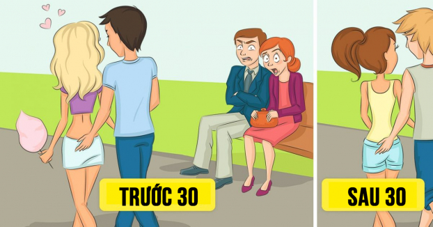 9 bức tranh hài hước minh họa sự khác biệt trước và sau tuổi 30 0