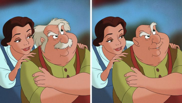 Các nhân vật hoạt hình Disney sẽ trông như thế nào nếu cạo râu? 11