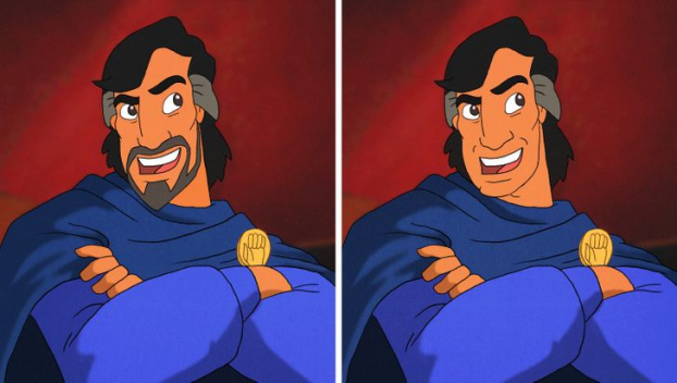 Các nhân vật hoạt hình Disney sẽ trông như thế nào nếu cạo râu? 15