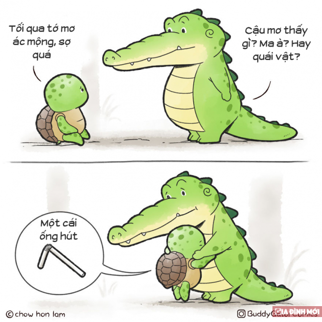 20 mẩu truyện tranh đáng yêu khiến bạn thay đổi quan niệm về loài cá sấu 2