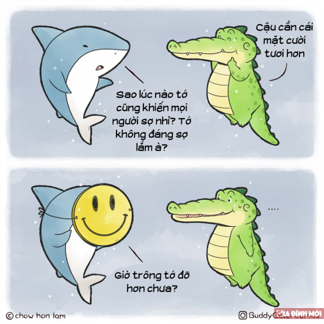 20 mẩu truyện tranh đáng yêu khiến bạn thay đổi quan niệm về loài cá sấu 15