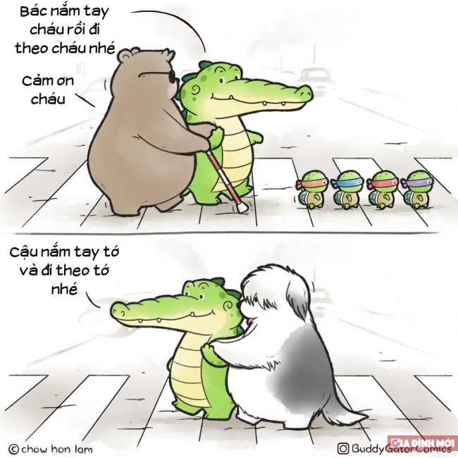 20 mẩu truyện tranh đáng yêu khiến bạn thay đổi quan niệm về loài cá sấu 18