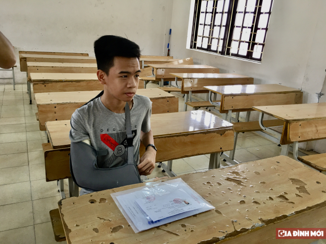 Thi lớp 10 Hà Nội: Phòng thi đặc biệt chỉ có 1 thí sinh với cách làm bài thi chưa từng có 2
