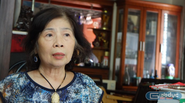   Giáo sư Lê Thị Quý, Viện trưởng Viện nghiên cứu Giới và Phát triển - ảnh Giáo dục Việt Nam  