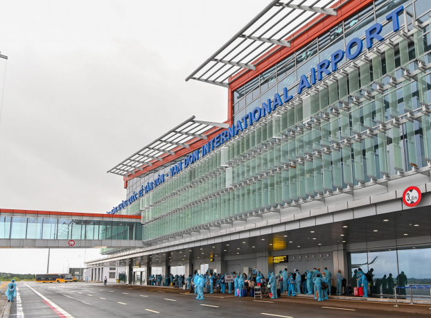 Sân bay Vân Đồn đón 278 công dân Việt Nam từ châu Âu về nước 0
