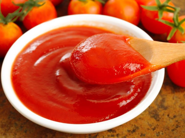   Sốt cà chua chứa nhiều đường  