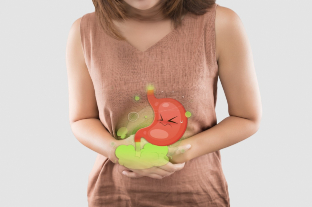   Chướng bụng là một trong những dấu hiệu của viêm loét dạ dày hoặc ung thư dạ dày giai đoạn đầu  